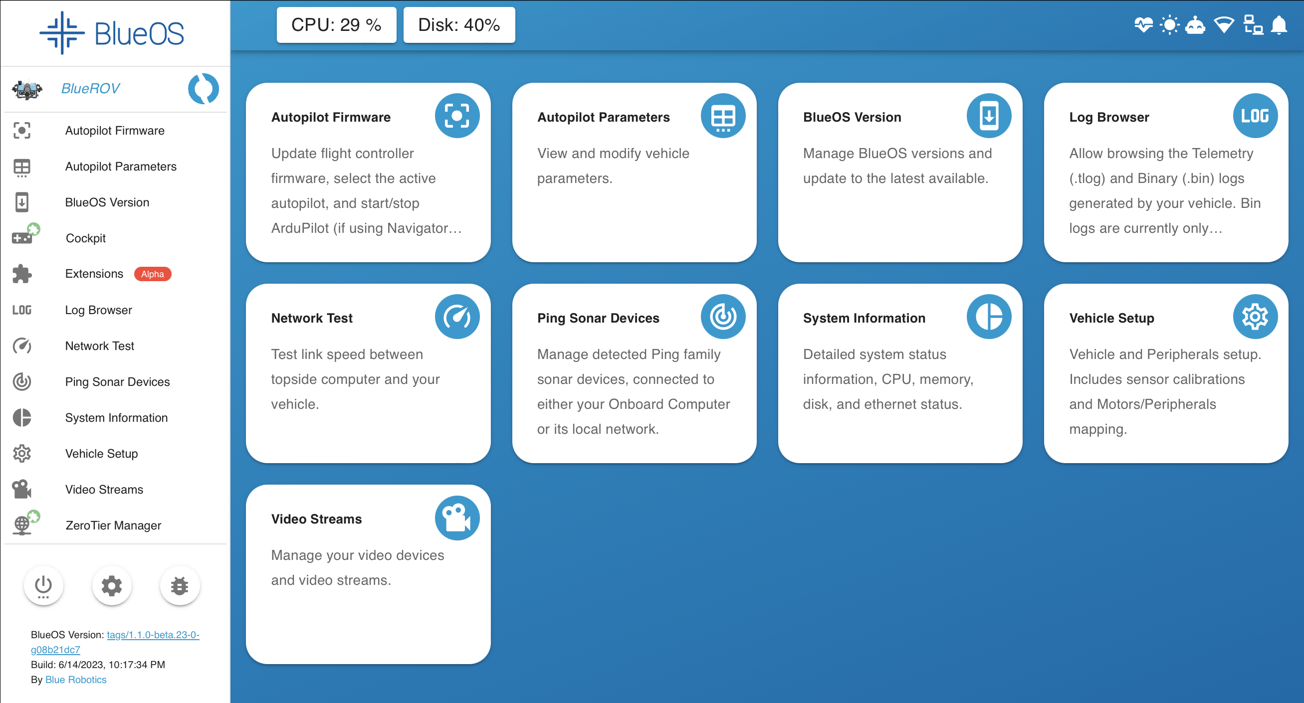 Dashboard (simple mode)